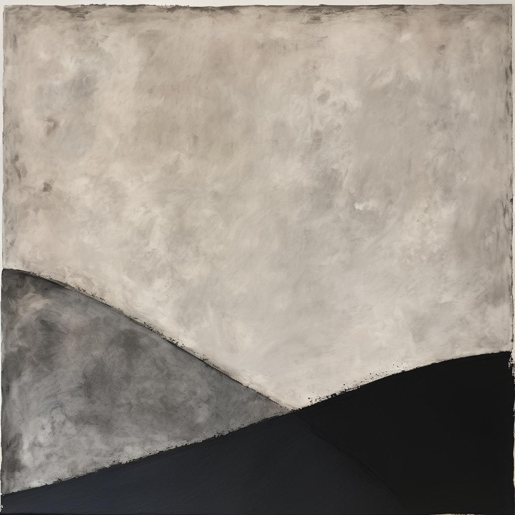 Μπλε, μαύρο και γκρι αφαιρετική τέχνη που συμβολίζει τη διάσπαση της πραγματικότητας, ψυχολογία και τέχνη.