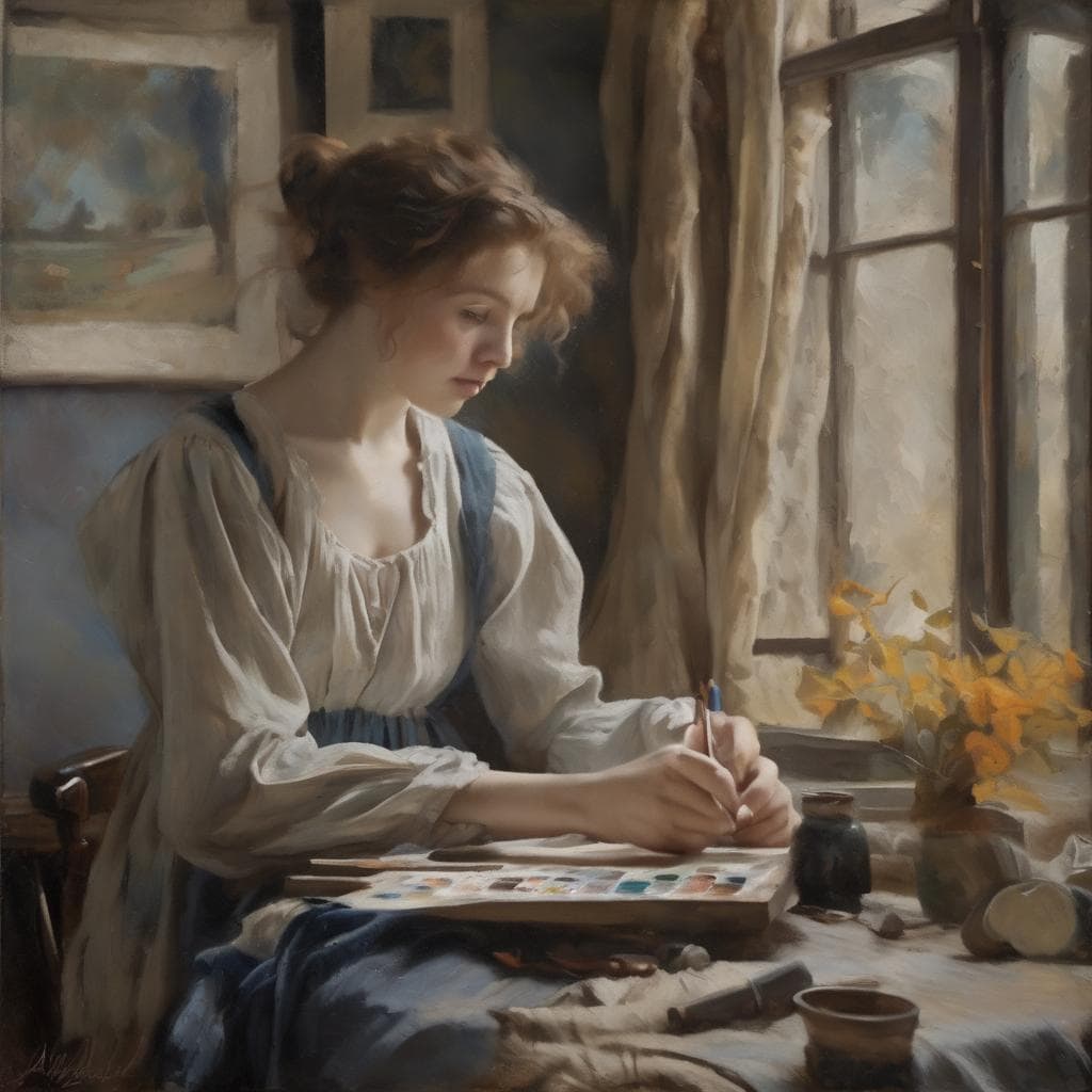 Ζωγραφική νοσταλγίας και πραγματικότητας, ανθρώπινη ψυχή και διασπορά της ύπαρξης.